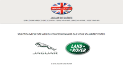 Desktop Screenshot of jaguarlandroverdequebec.com